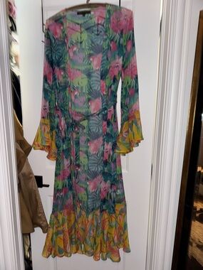 America & Beyond Boho Blissful Kimono Cover-Up